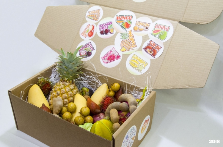 Коробки с фруктами