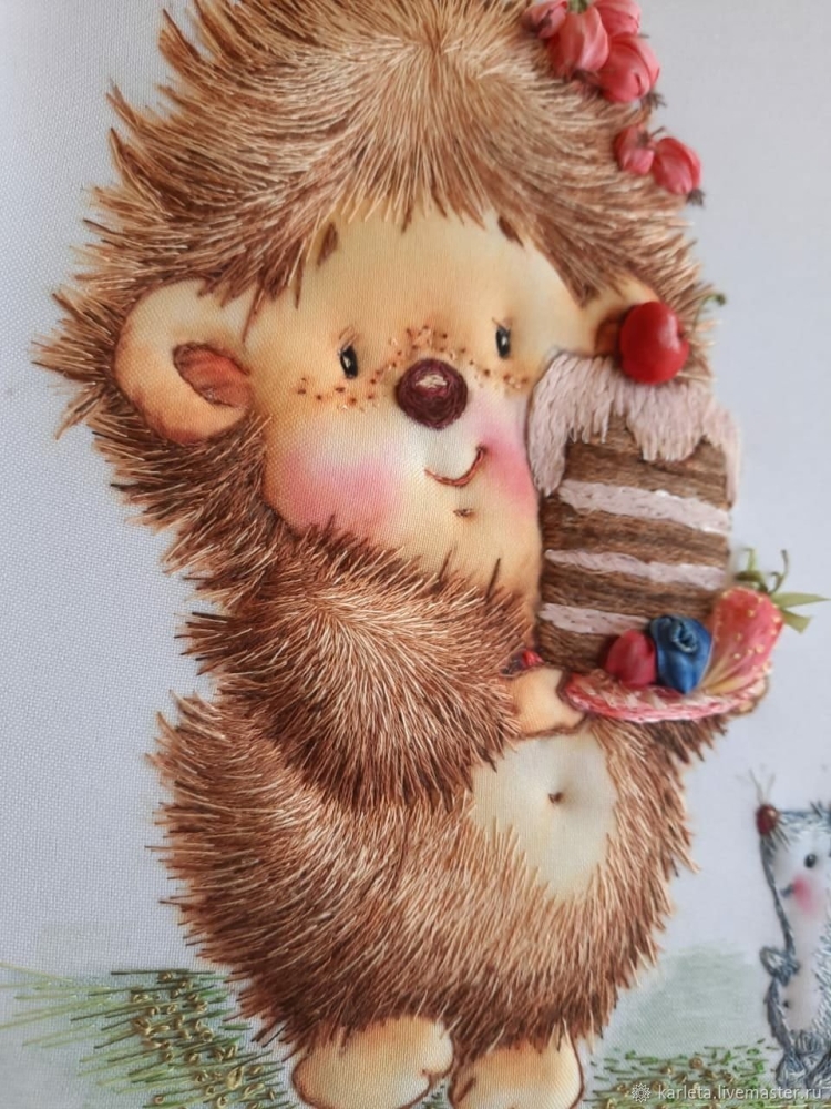 Открытки с ежиками с днем рождения