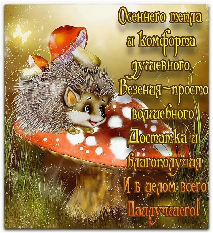 Поздравления с днем рождения осенью