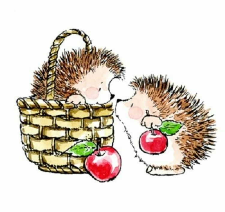 Влюбленные ежики