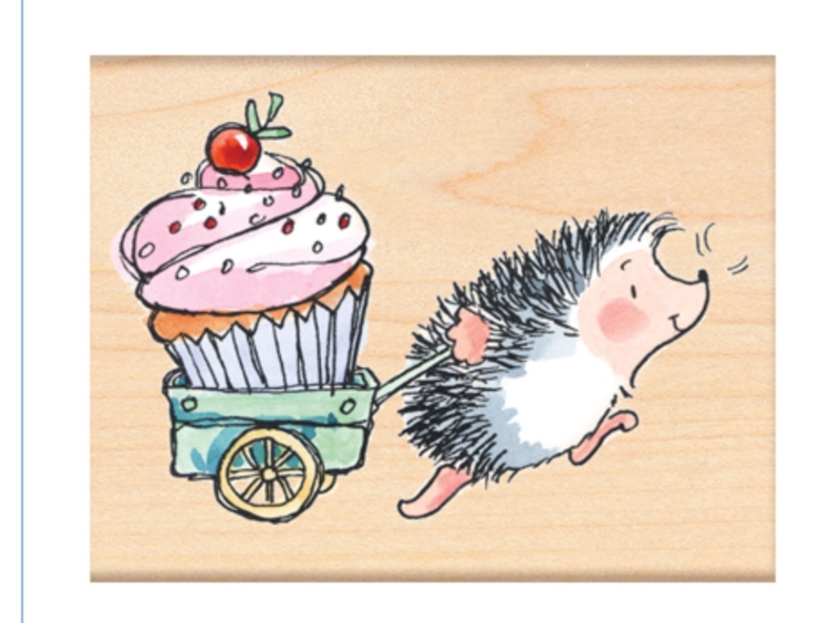 Милые ежики с тортиком