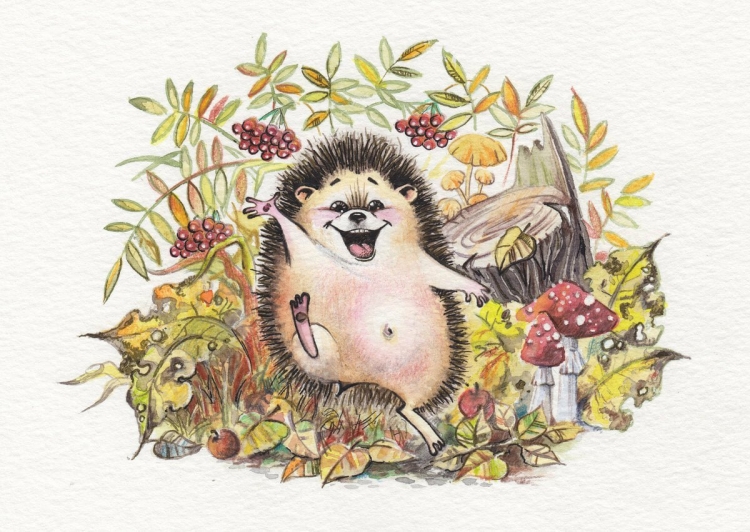 Радостный Ежик