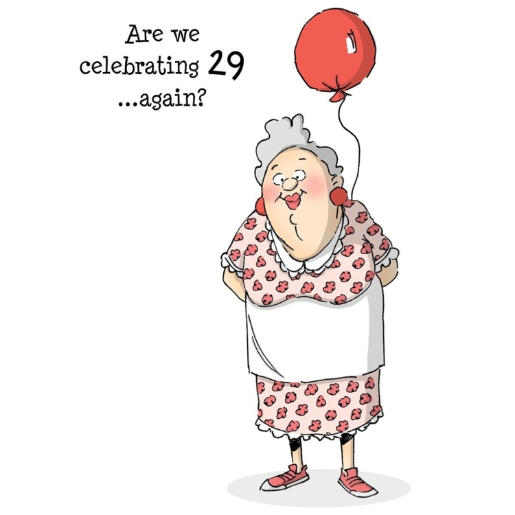 С днём рождения старушка прикольные