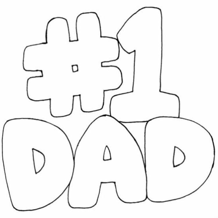 Рисунок папе на день рождения