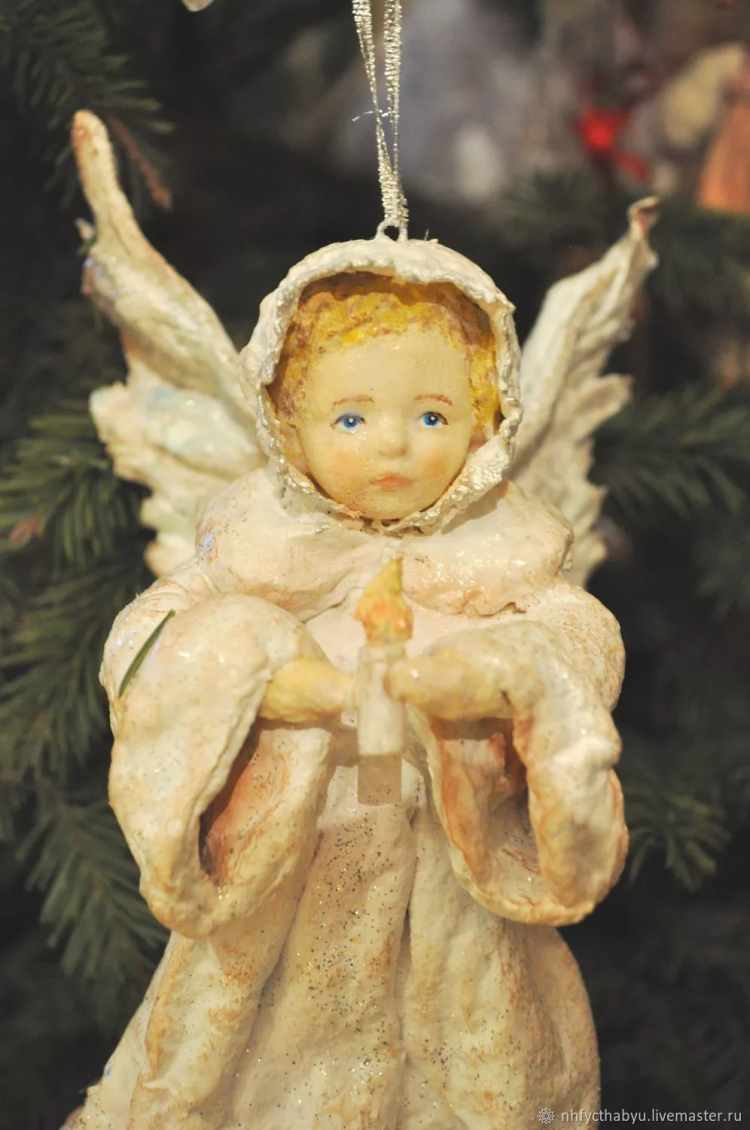 Игрушка ёлочная "ангел"
