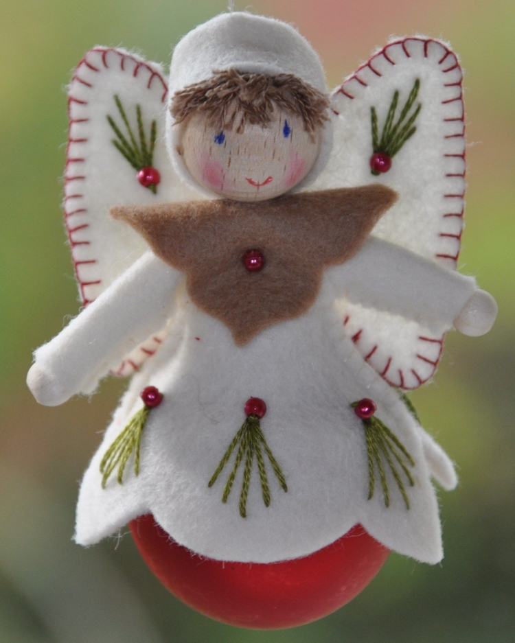 Рождественский Ангелочек из фетра