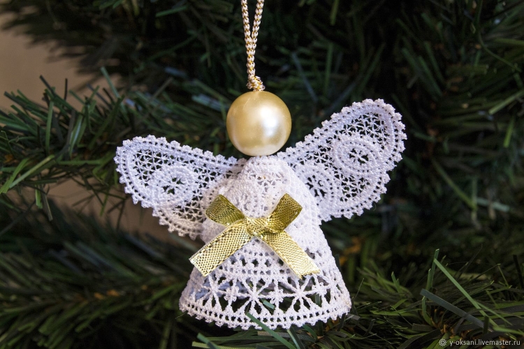 Новогодняя игрушка Ангелочек