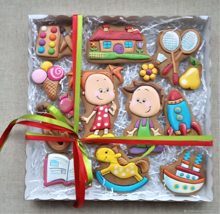 Пряничные наборы на выпускной в детском саду