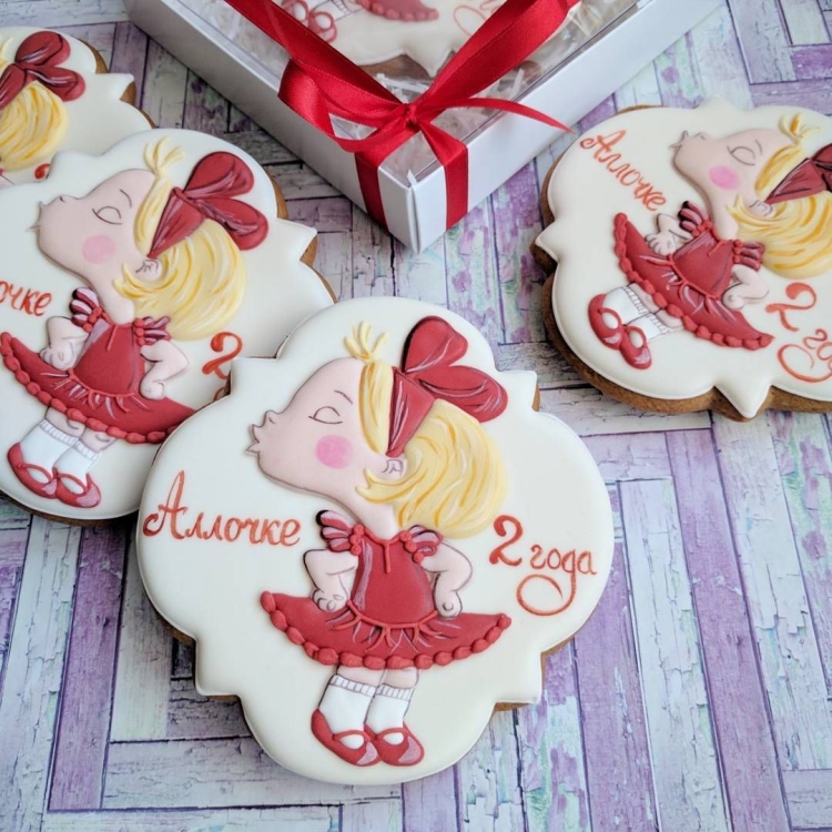 Пряники на день рождения девочке