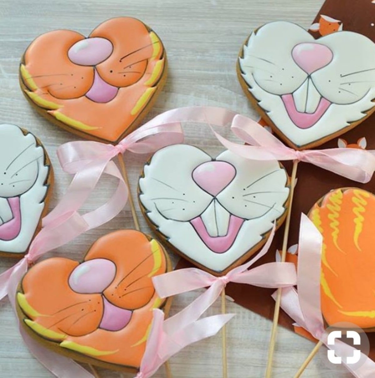 Пряники сердечки детские