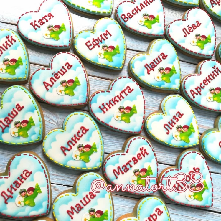 Пряники на выпускной в садик