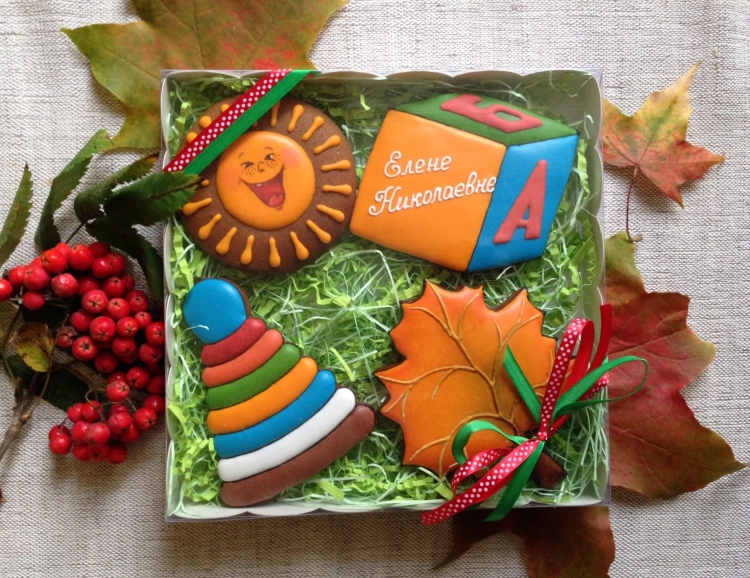 Имбирные пряники на день воспитателя