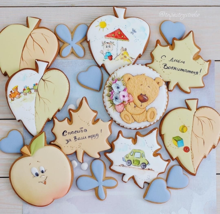 Имбирное печенье на день воспитателя