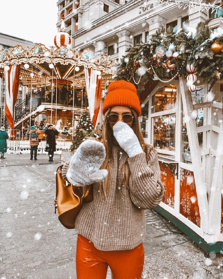 Новогодняя фотосессия на улице