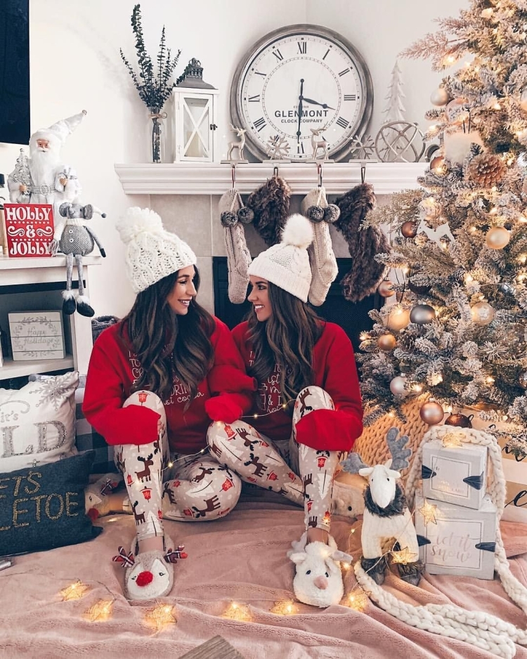 Новогодняя фотосессия подруг