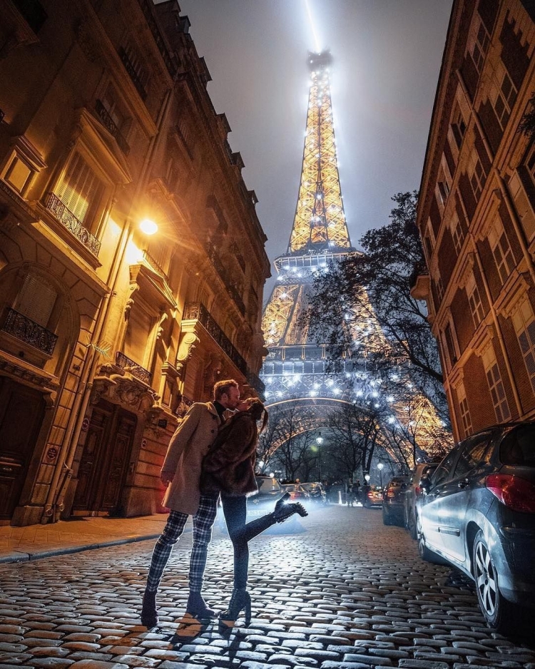 Зима в Париже
