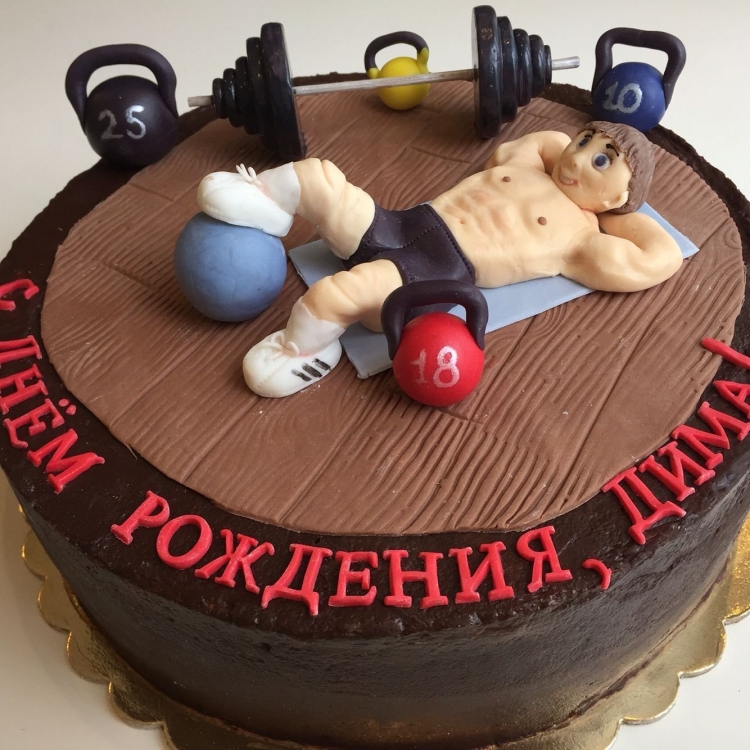 Торт для мужчины спортсмена