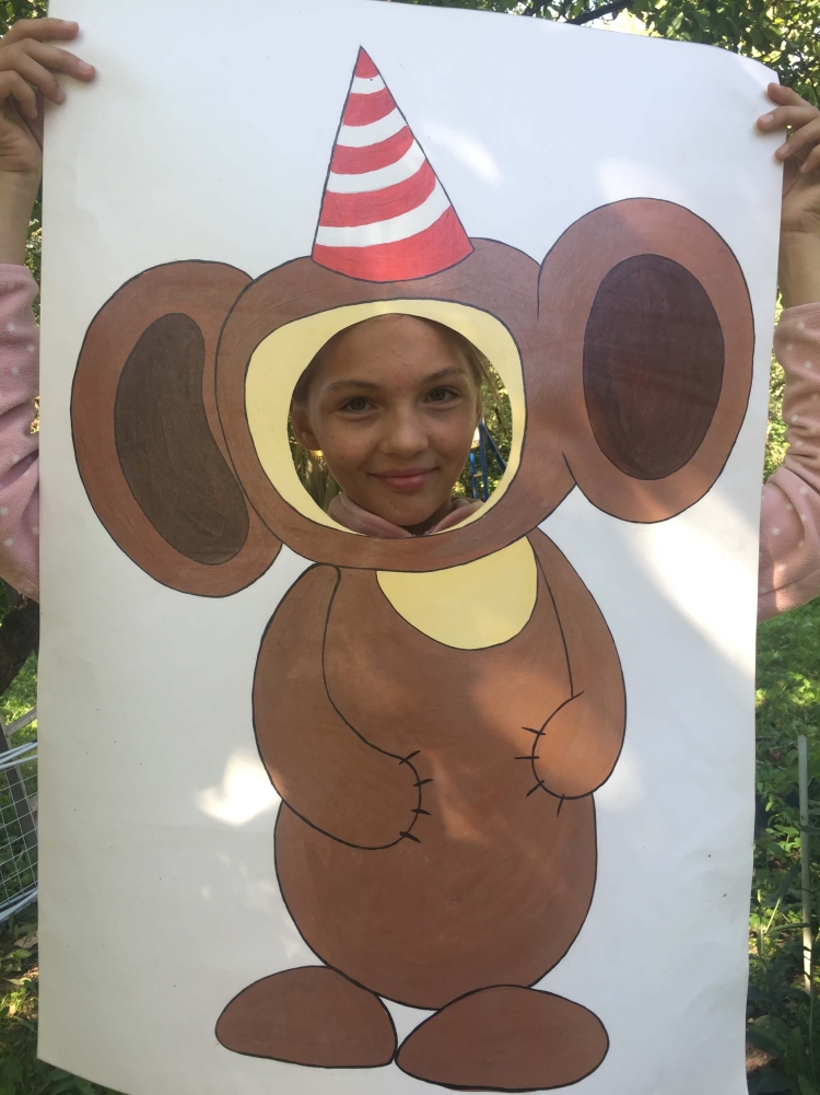 С днем рождения Чебурашка поделка