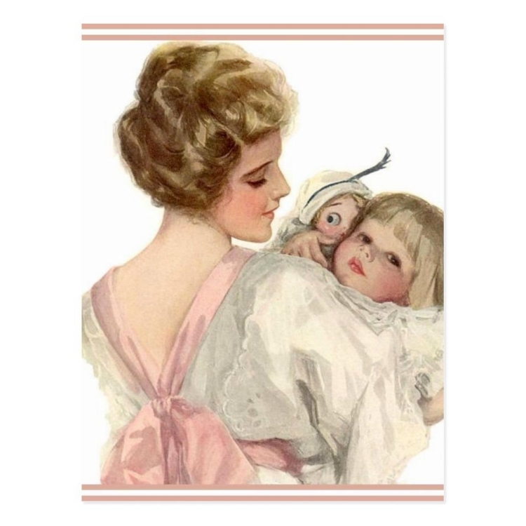 Старые открытки с днём рождения женщине