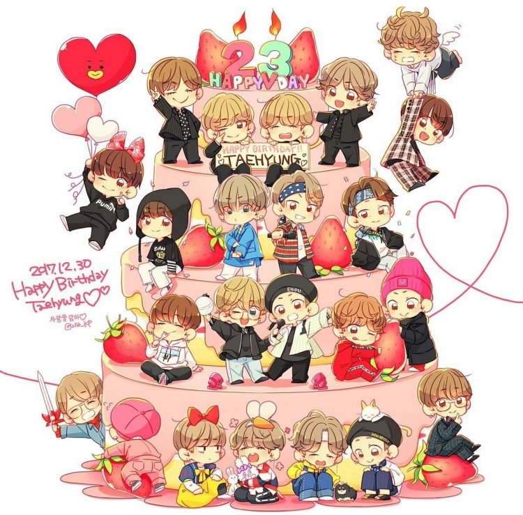 BTS С днем рождения
