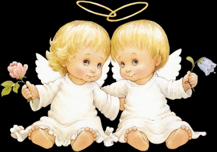 Открытка для близнецов