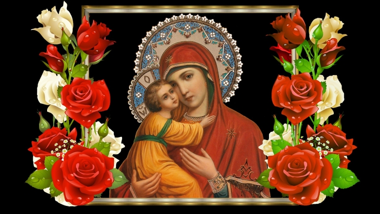 Казанская икона Богородицы, Иверская, Владимирская