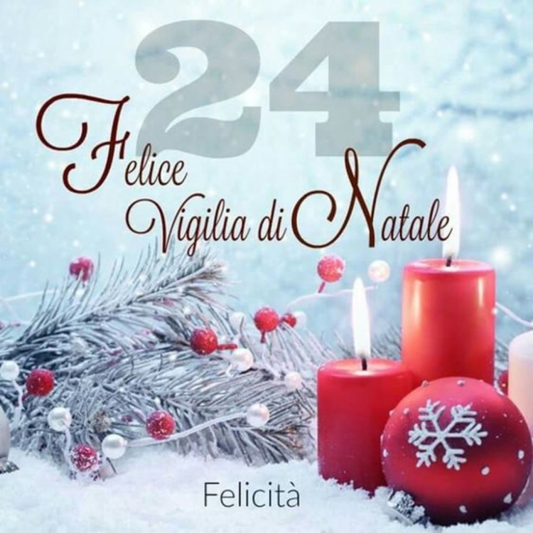 Buona vigilia di Natale открытки