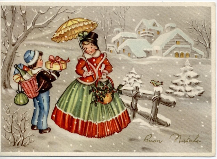 Старинные итальянские открытки