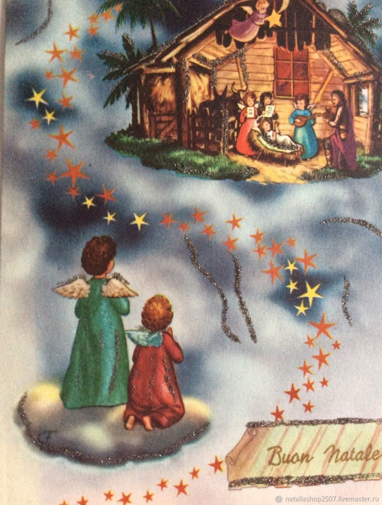 Рождественская открытка Италия