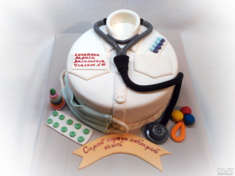 Торт для медицинского работника