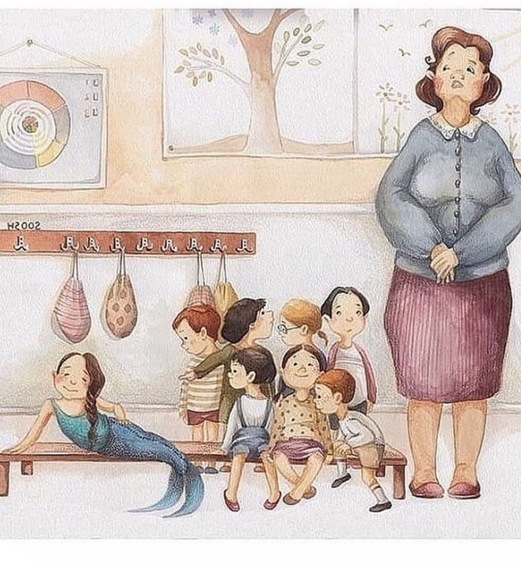 Soosh художник Русалка