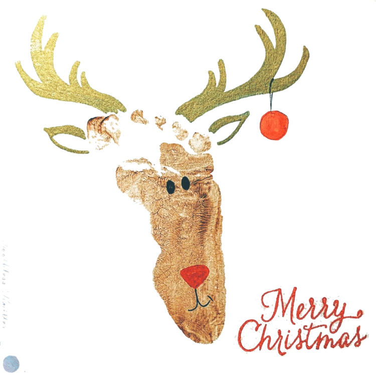 Открытка олень