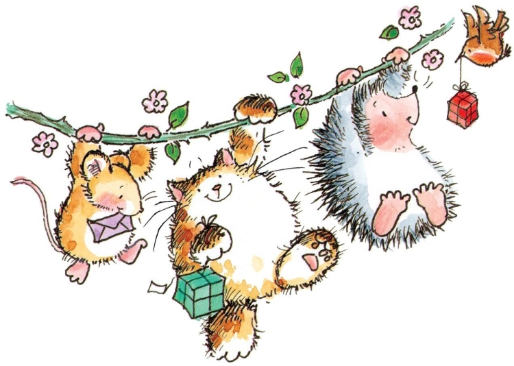 Рисованные открытки