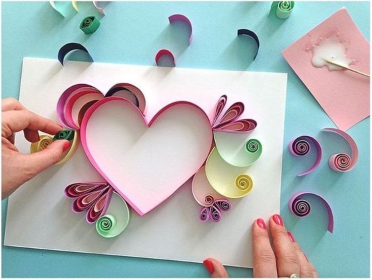 Поделка сердечко для мамы своими руками