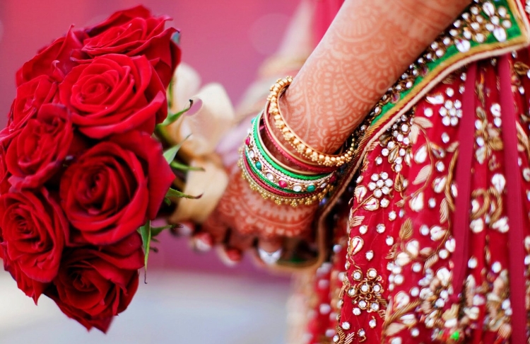 Букет в индийском стиле