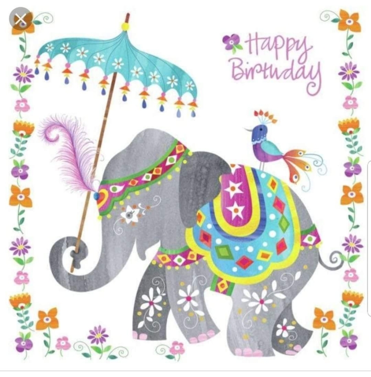 Открытка в индийском стиле