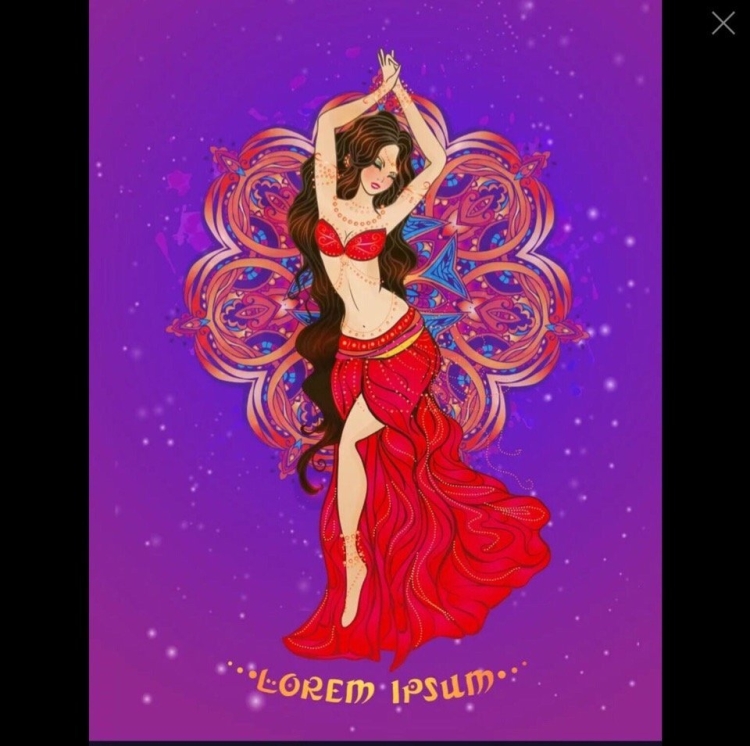 Восточные танцы вектор