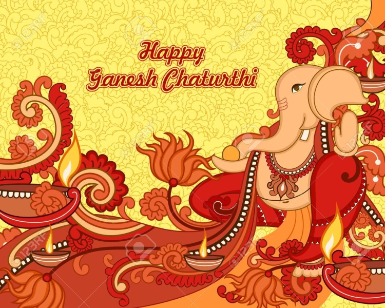 Афиша в индийском стиле