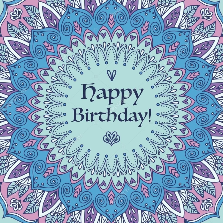 Мандала с днем рождения