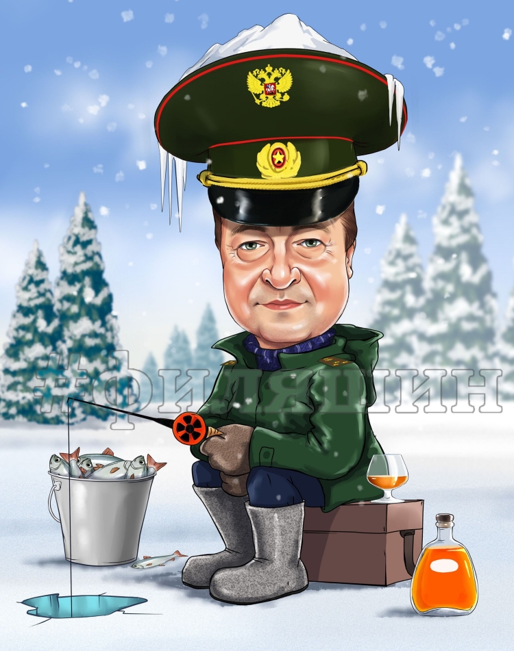 Шарж военный