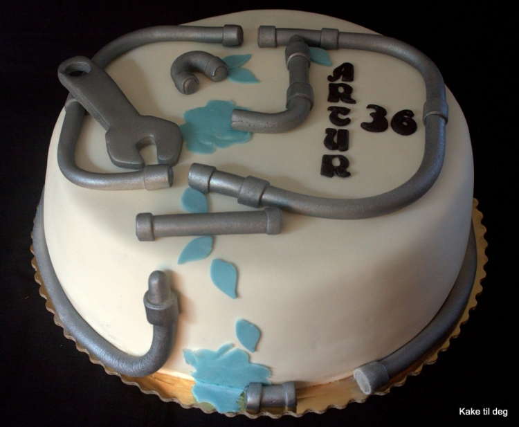 Торт для водопроводчика