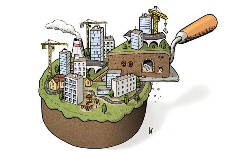 Открытка с днем рождения строителю