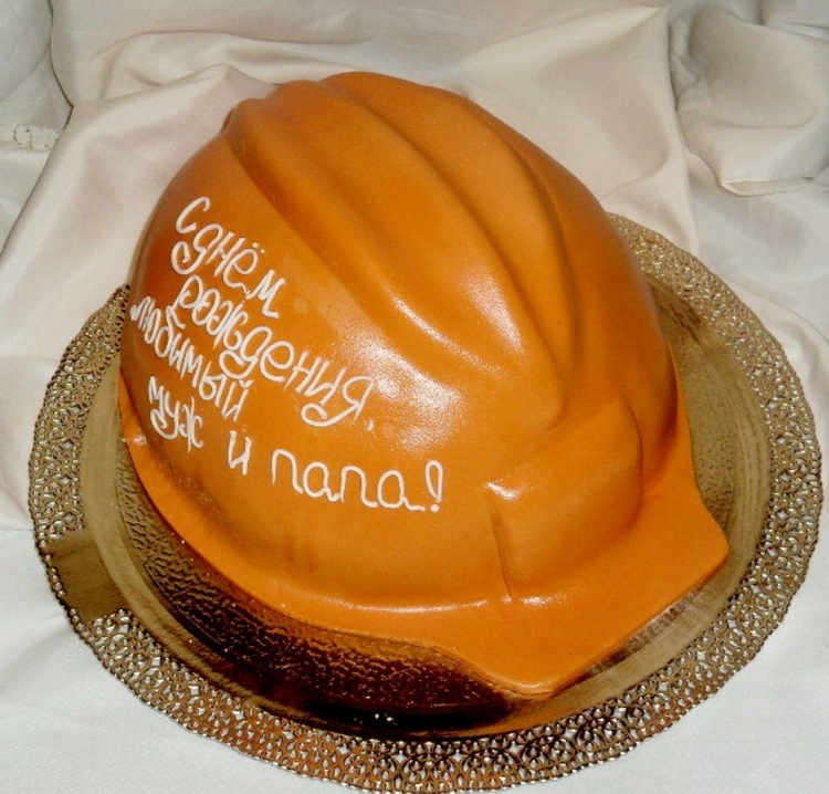 Торт на день строителя