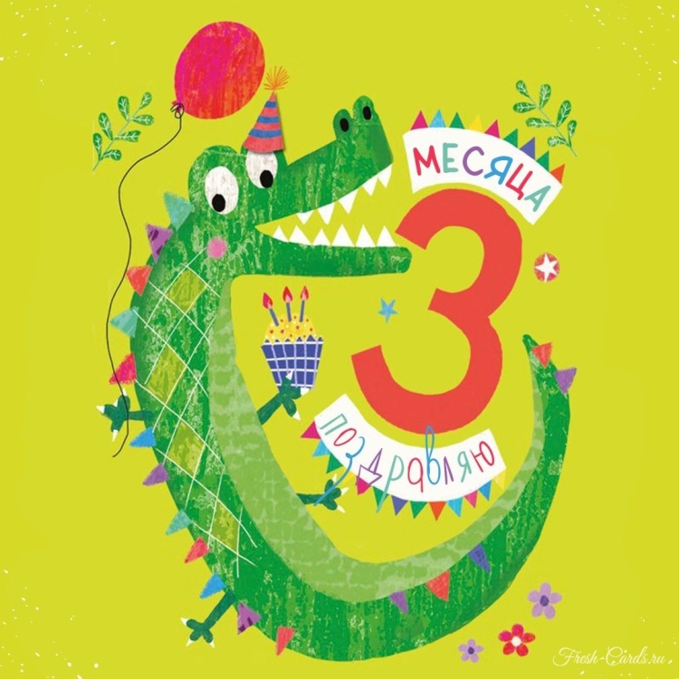 3 Месяца поздравления