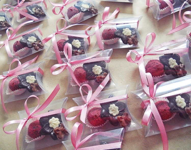 Комплименты гостям шоколадки