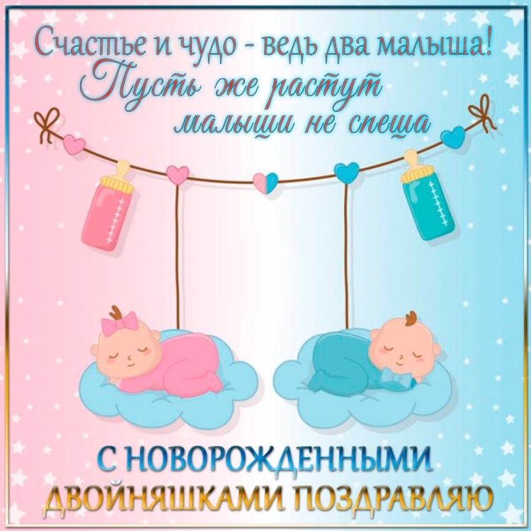 С рождением сыночков двойняшек