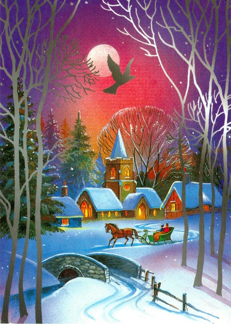 Новогодний пейзаж