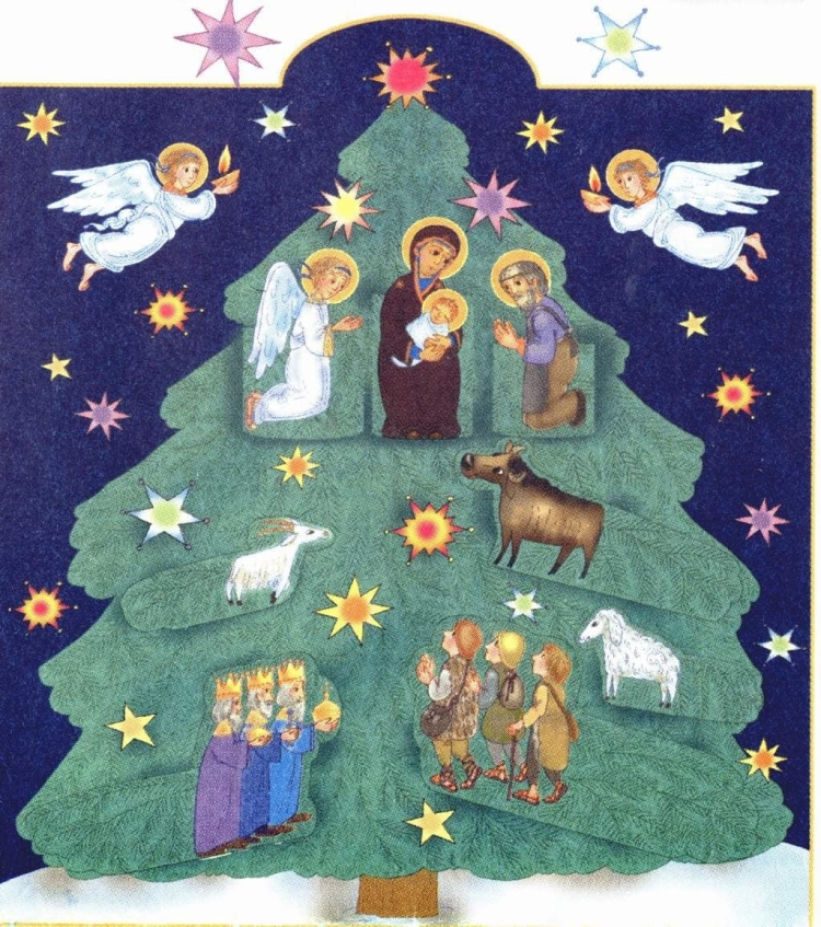 Рождественский вертеп звезда