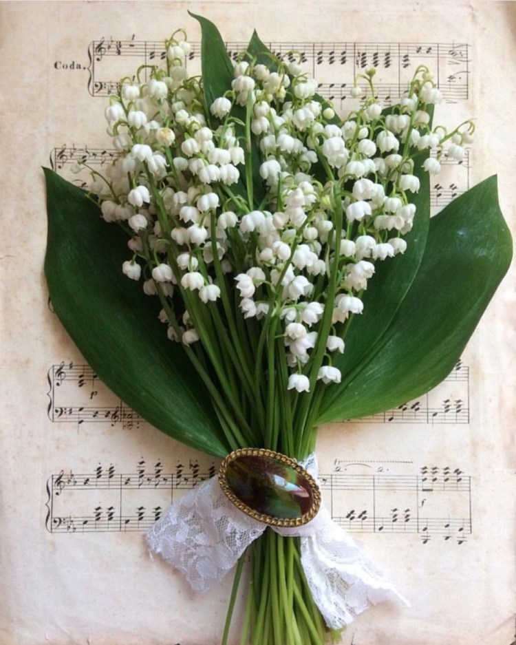 Букет ландышей с днем рождения