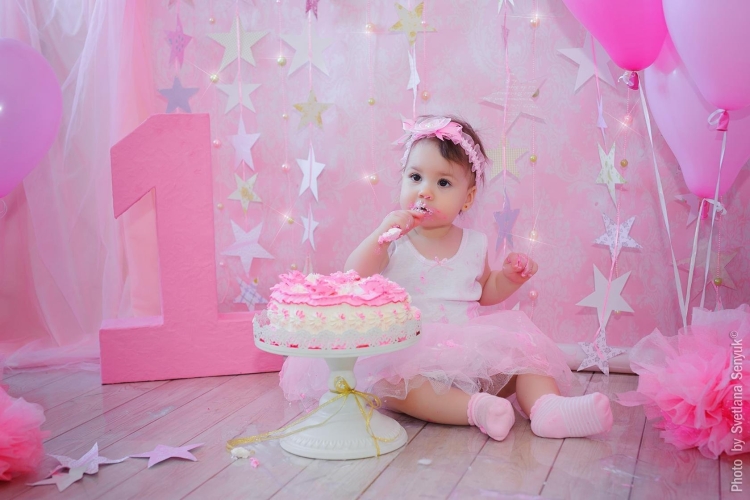 Образ на годик девочке